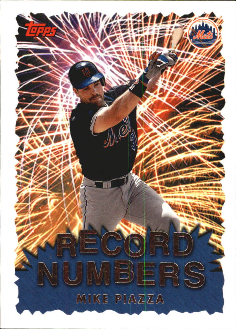 1999 Topps Record Numbers #RN2 Mike Piazza