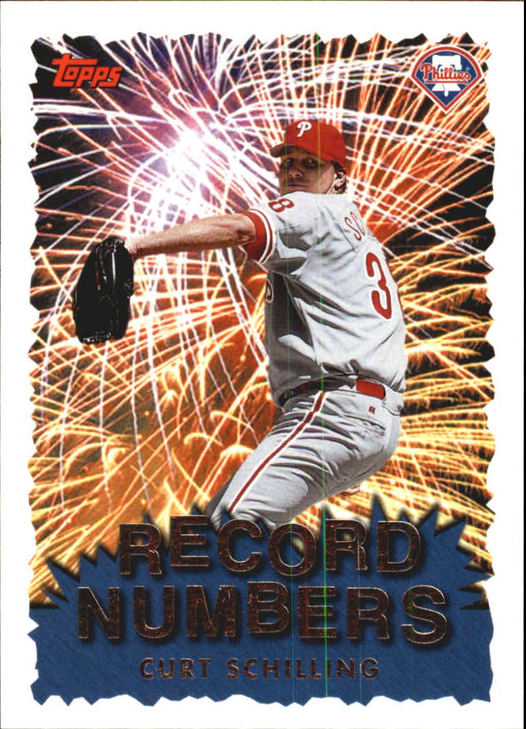 1999 Topps Record Numbers #RN3 Curt Schilling