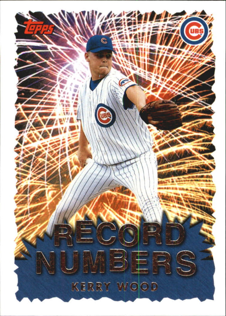 1999 Topps Record Numbers #RN7 Kerry Wood
