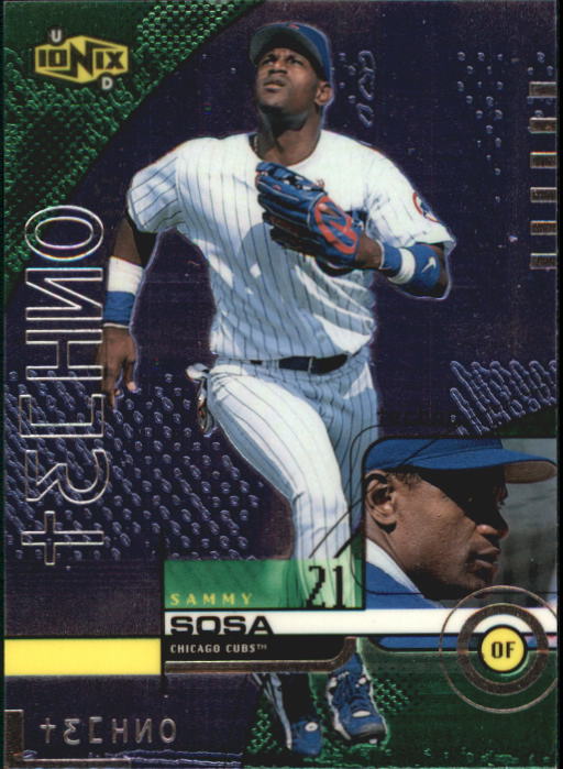 1999 UD Ionix #69 Sammy Sosa TECH - NM-MT | eBay