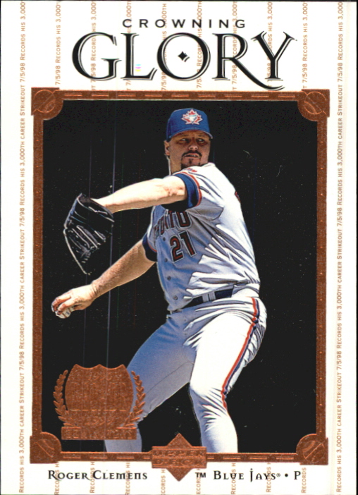 1999 Upper Deck Crowning Glory Double #CG1 R.Clemens/K.Wood