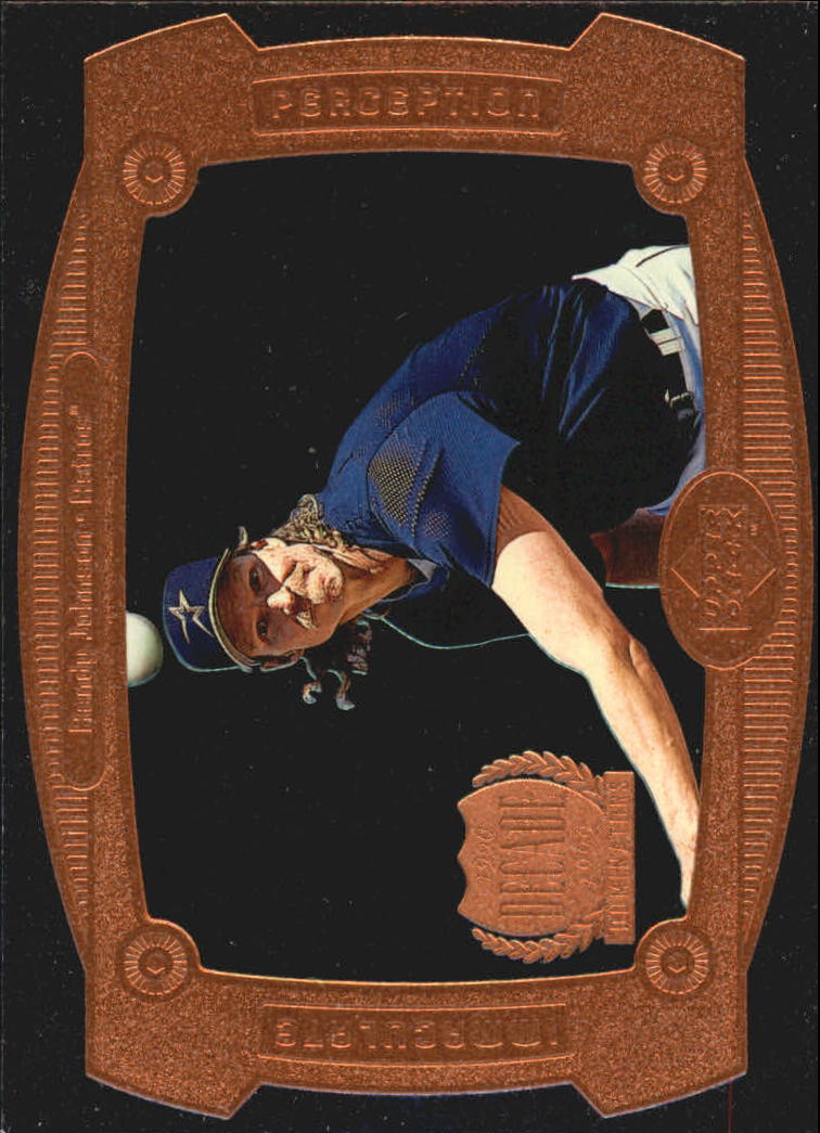 1999 Upper Deck Immaculate Perception Double #I11 Randy Johnson