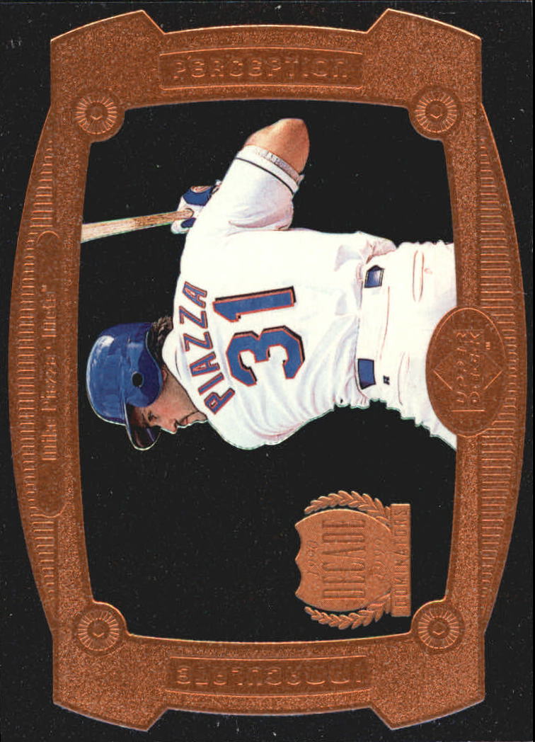 1999 Upper Deck Immaculate Perception Double #I18 Mike Piazza
