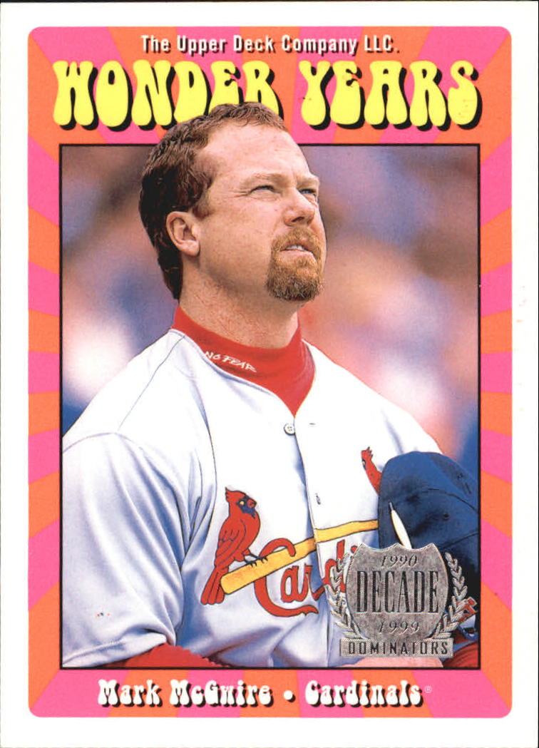 1999 Upper Deck Wonder Years Double #WY19 Mark McGwire