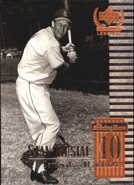 1999 Upper Deck Century Legends #10 Stan Musial