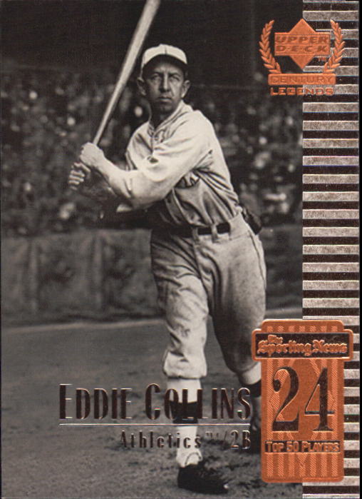 1999 Upper Deck Century Legends #24 Eddie Collins