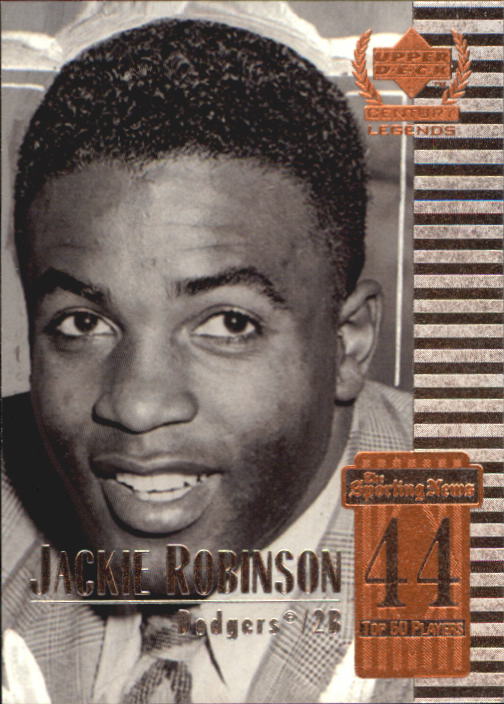 1999 Upper Deck Century Legends #44 Jackie Robinson
