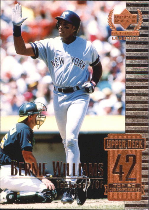 1999 Upper Deck Century Legends #92 Bernie Williams