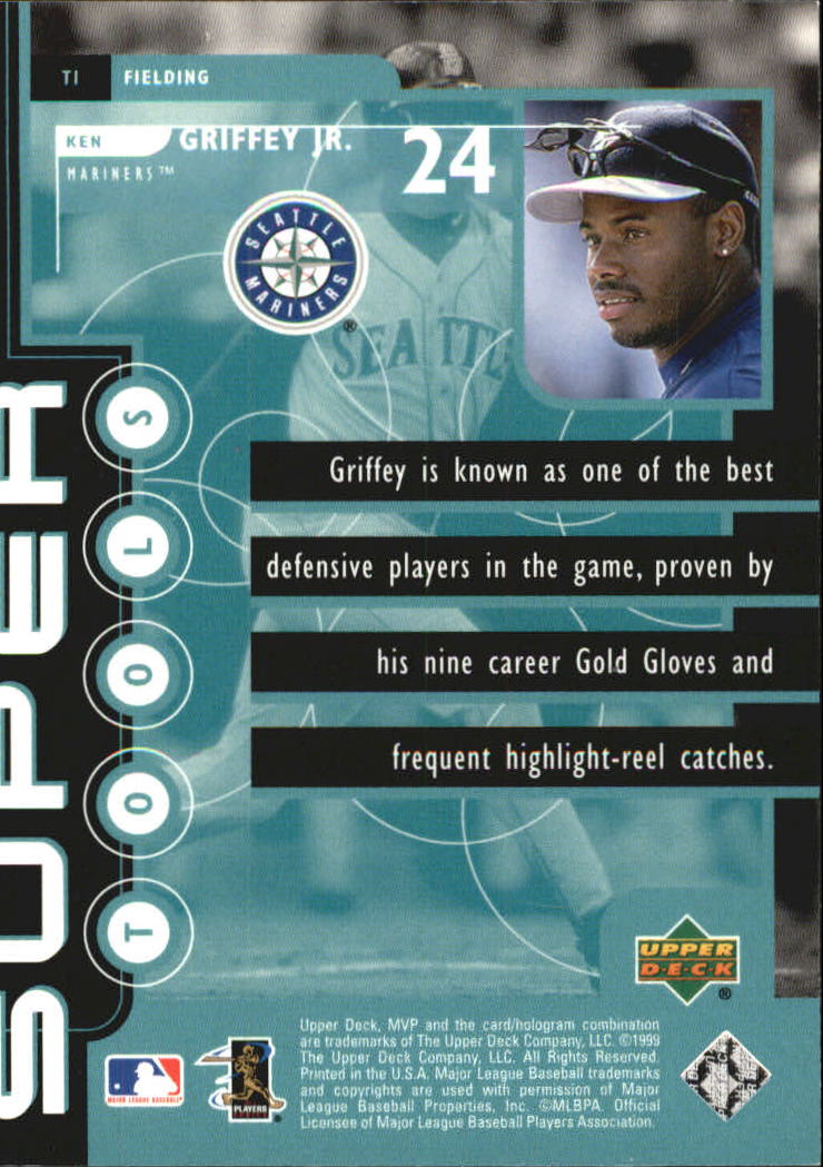 1999 Upper Deck MVP Super Tools #T1 Ken Griffey Jr. back image