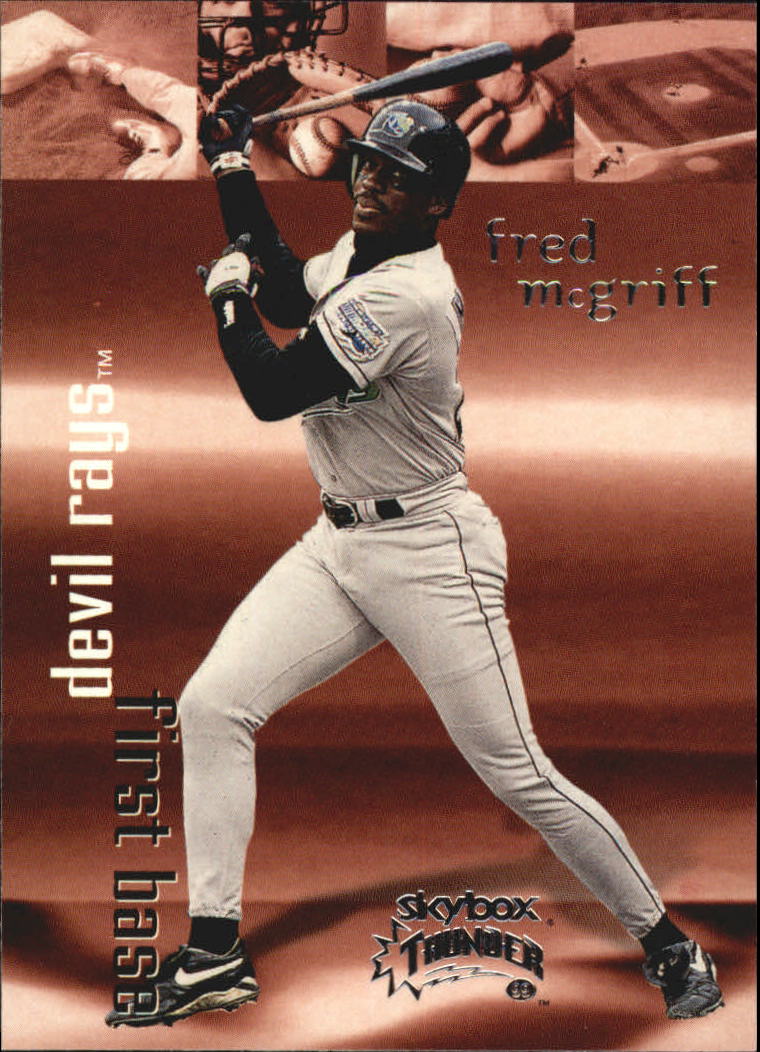 1999 Metal Universe #78 Fred McGriff Tampa Bay Devil Rays