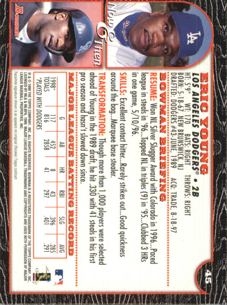 1999 Bowman International Baseball Card Pick (Inserts) - Picture 27 of 357