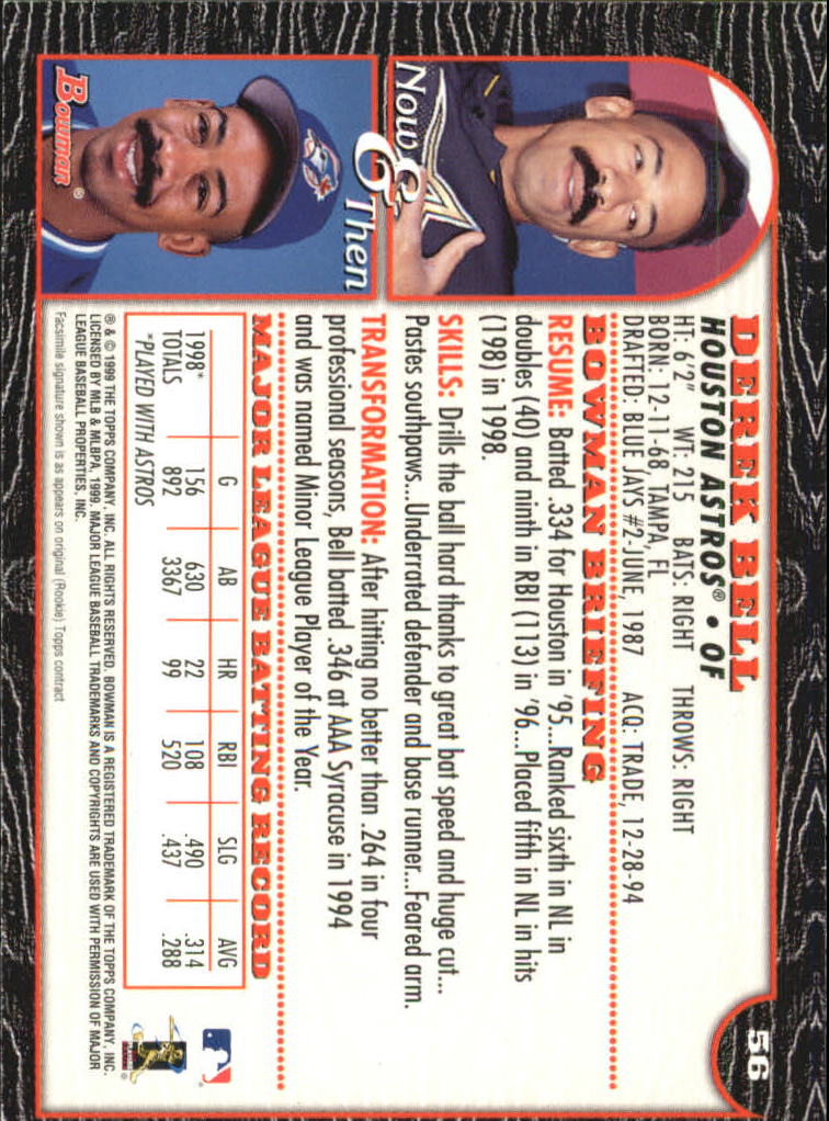 1999 Bowman International Baseball Card Pick (Inserts) - Picture 39 of 357
