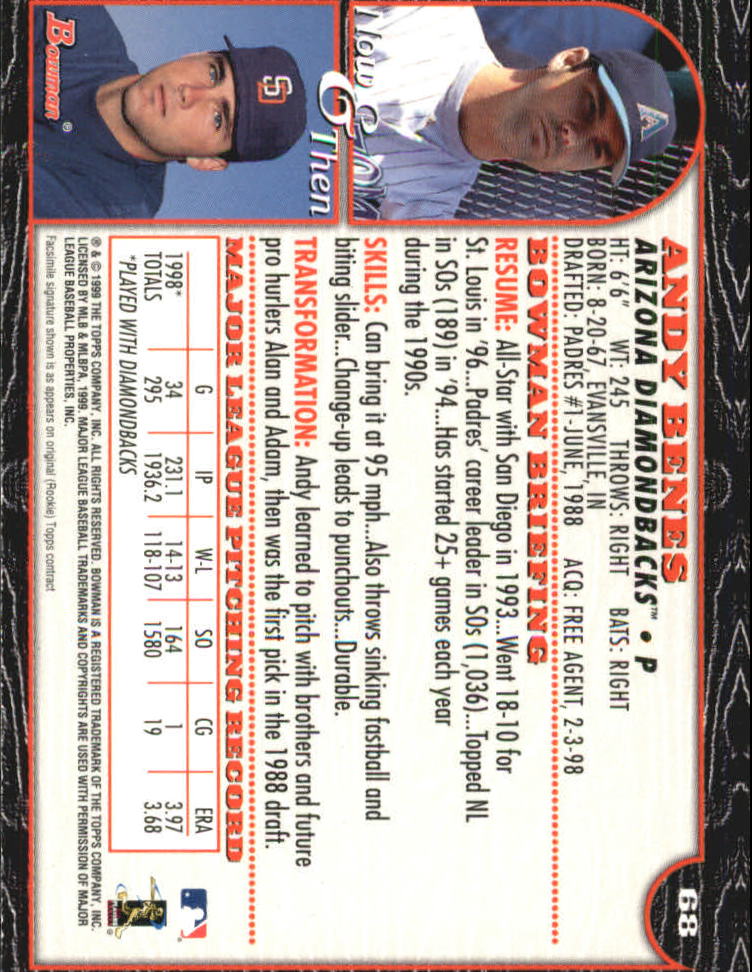 1999 Bowman International Baseball Card Pick (Inserts) - Picture 55 of 357