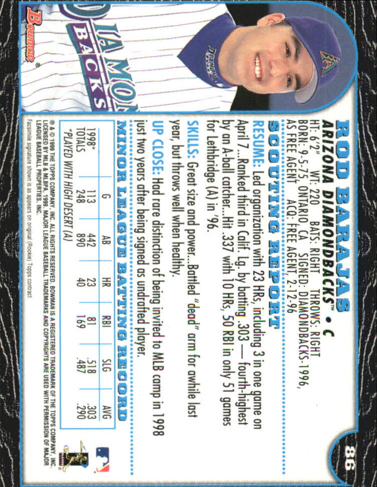 1999 Bowman International Baseball Card Pick (Inserts) - Picture 69 of 357