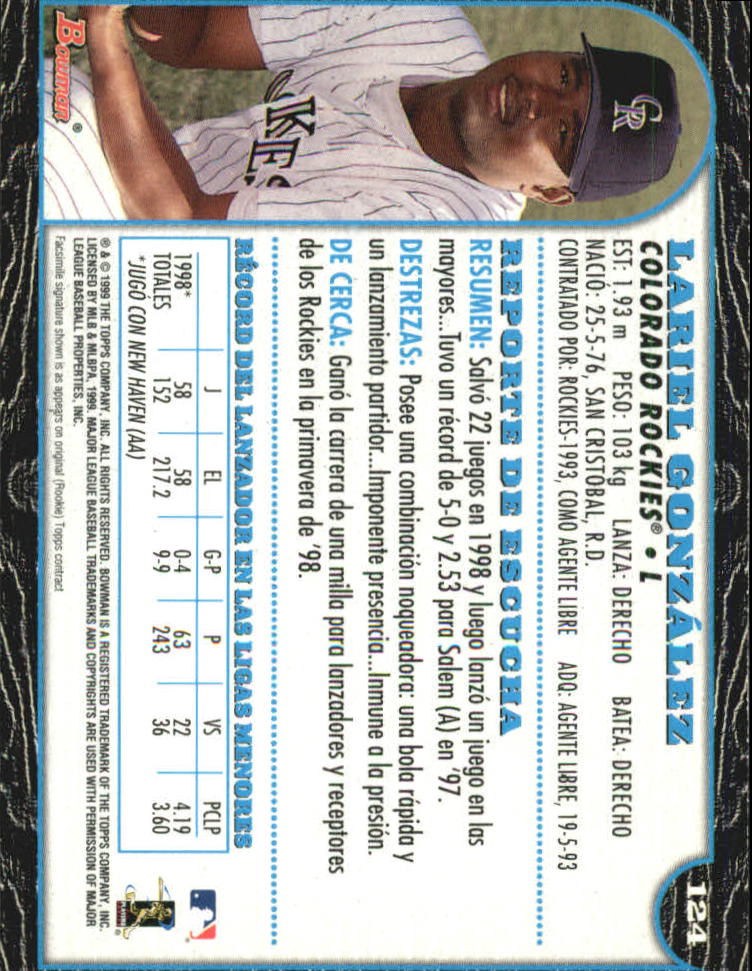 1999 Bowman International Baseball Card Pick (Inserts) - Picture 93 of 357
