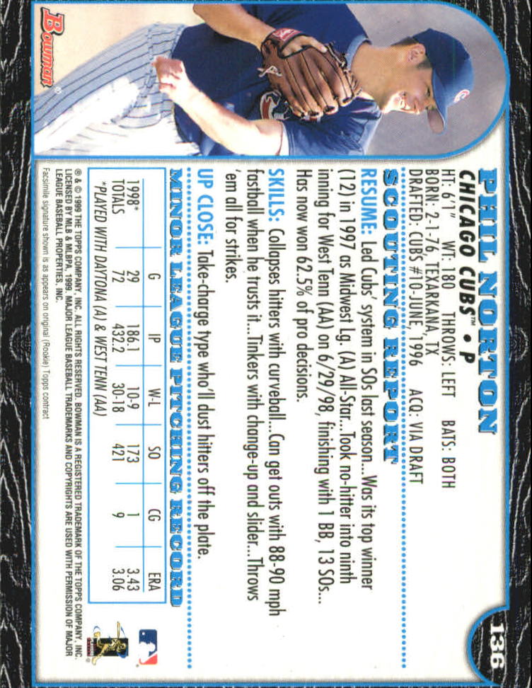 1999 Bowman International Baseball Card Pick (Inserts) - Picture 97 of 357