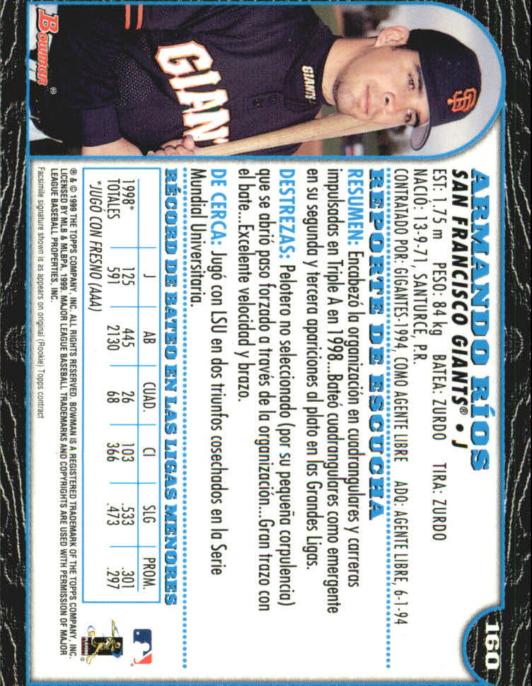 1999 Bowman International Baseball Card Pick (Inserts) - Picture 119 of 357