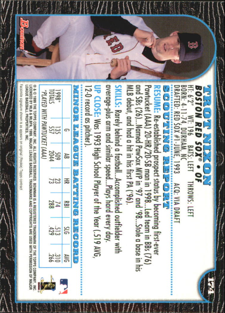 1999 Bowman International Baseball Card Pick (Inserts) - Picture 133 of 357