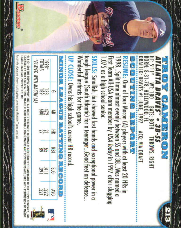 1999 Bowman International Baseball Card Pick (Inserts) - Picture 169 of 357