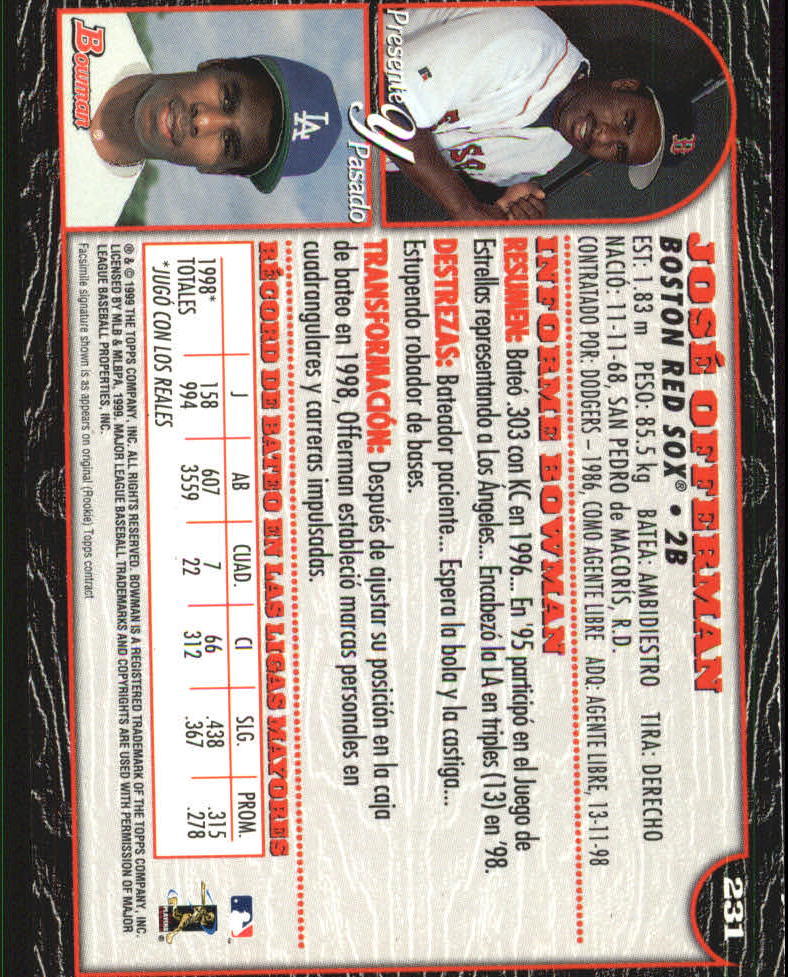 1999 Bowman International Baseball Card Pick (Inserts) - Picture 179 of 357