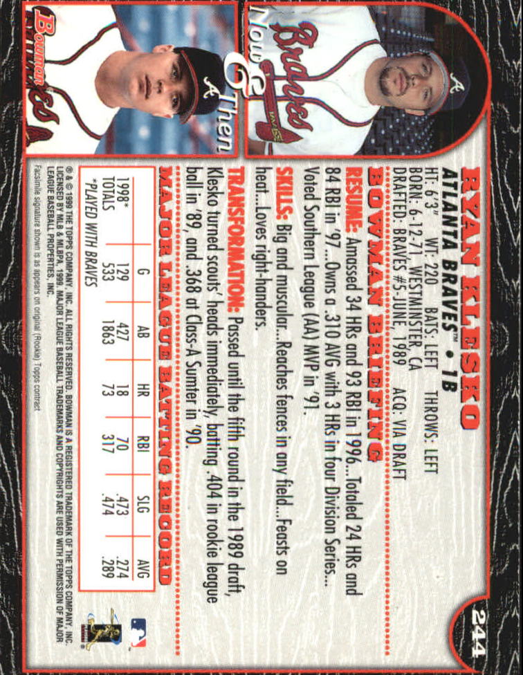 1999 Bowman International Baseball Card Pick (Inserts) - Picture 189 of 357