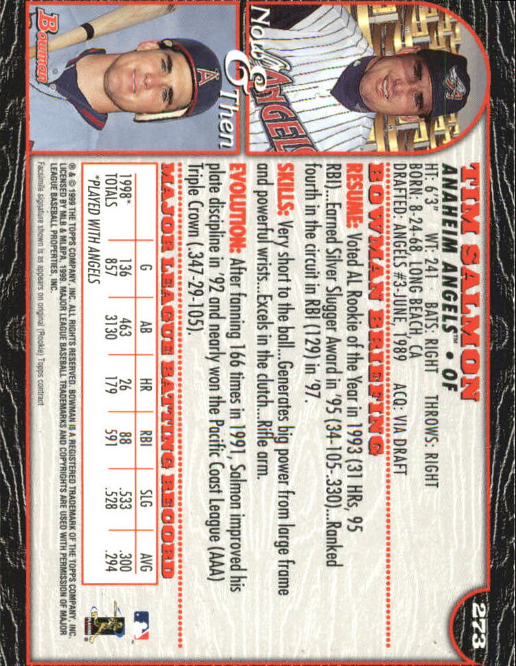 1999 Bowman International Baseball Card Pick (Inserts) - Picture 201 of 357