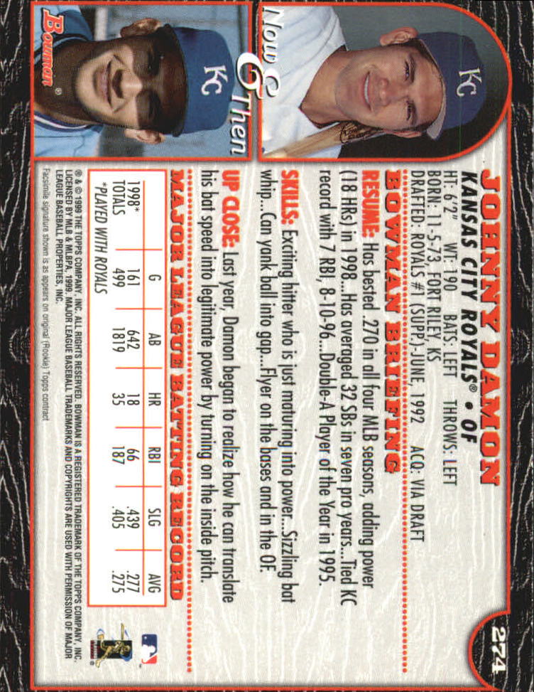 1999 Bowman International Baseball Card Pick (Inserts) - Picture 203 of 357