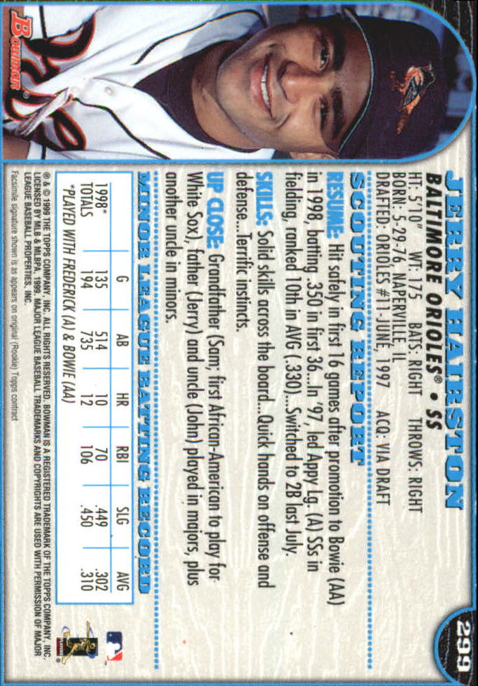 1999 Bowman International Baseball Card Pick (Inserts) - Picture 215 of 357