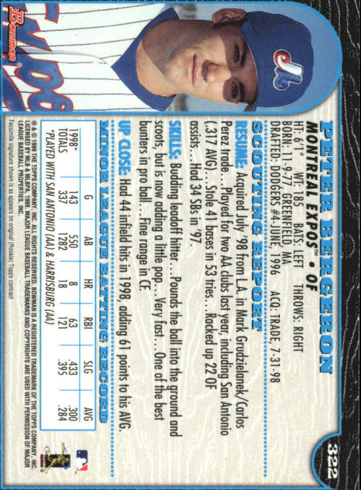 1999 Bowman International Baseball Card Pick (Inserts) - Picture 237 of 357