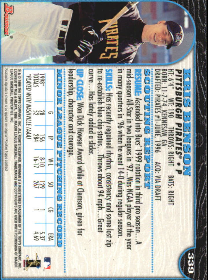 1999 Bowman International Baseball Card Pick (Inserts) - Picture 263 of 357