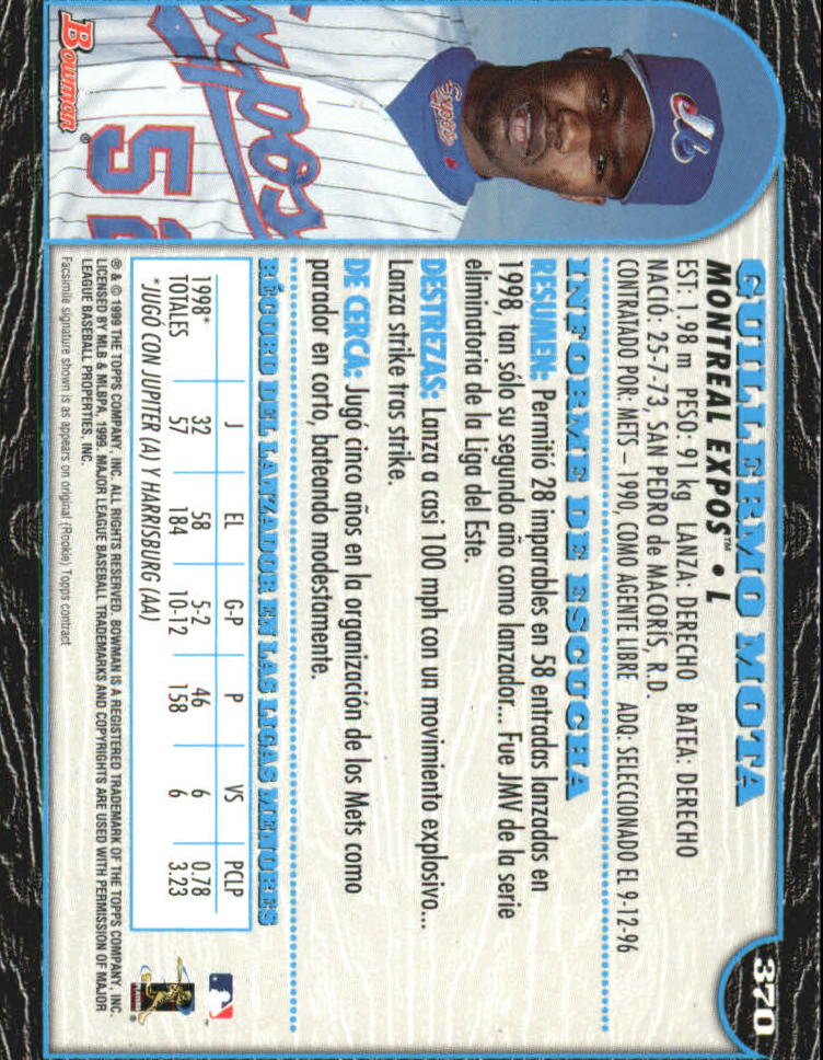 1999 Bowman International Baseball Card Pick (Inserts) - Picture 289 of 357