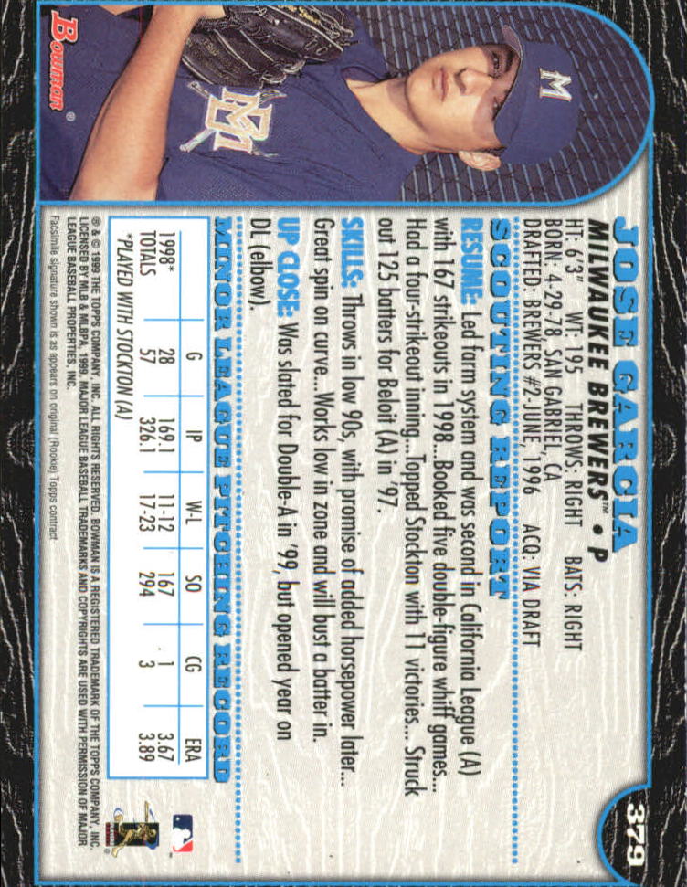 1999 Bowman International Baseball Card Pick (Inserts) - Picture 295 of 357
