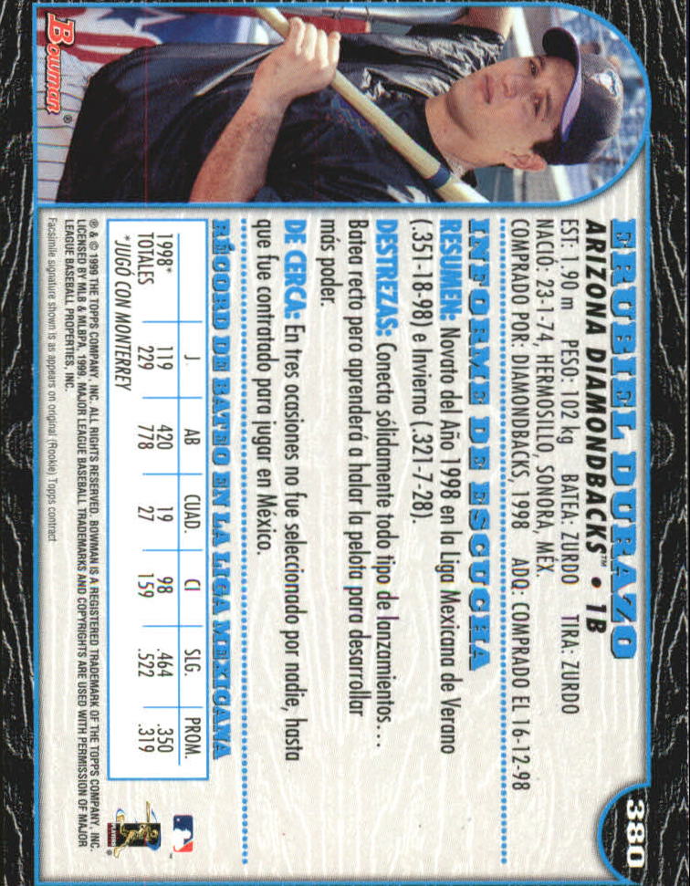 1999 Bowman International Baseball Card Pick (Inserts) - Picture 297 of 357