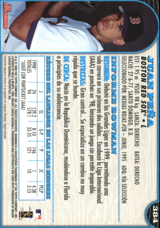 1999 Bowman International Baseball Card Pick (Inserts) - Picture 303 of 357