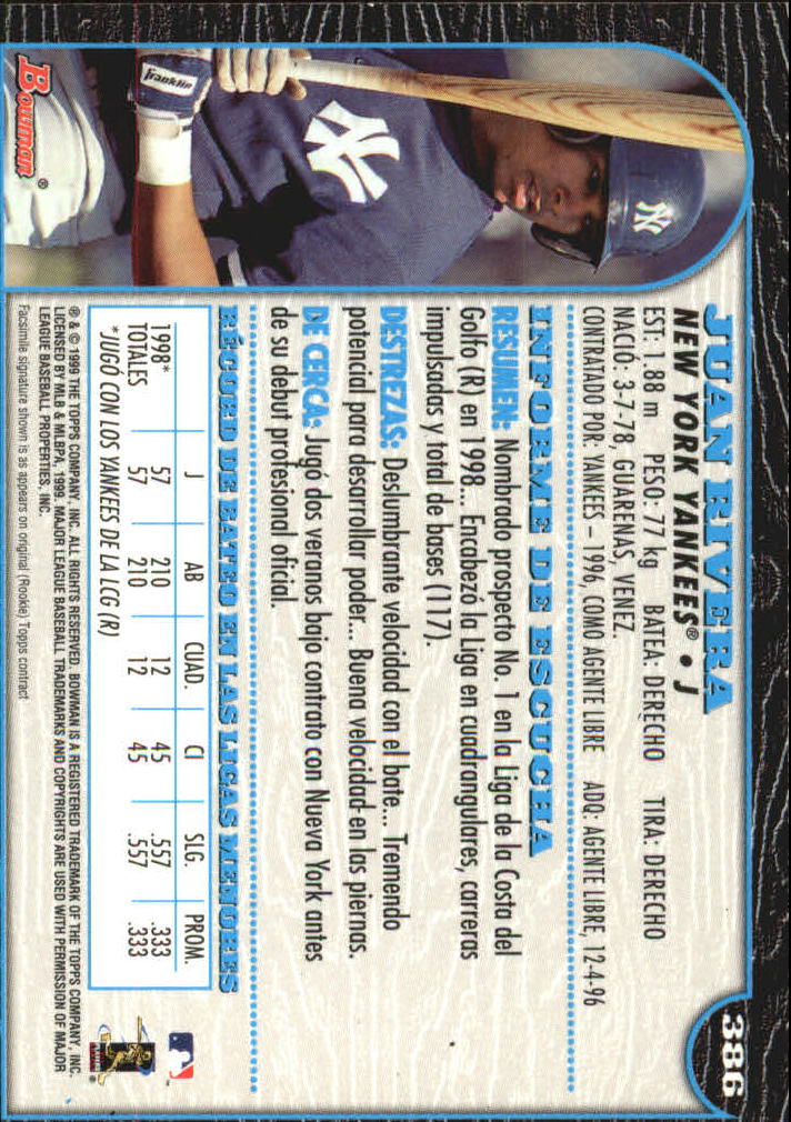 1999 Bowman International Baseball Card Pick (Inserts) - Picture 305 of 357