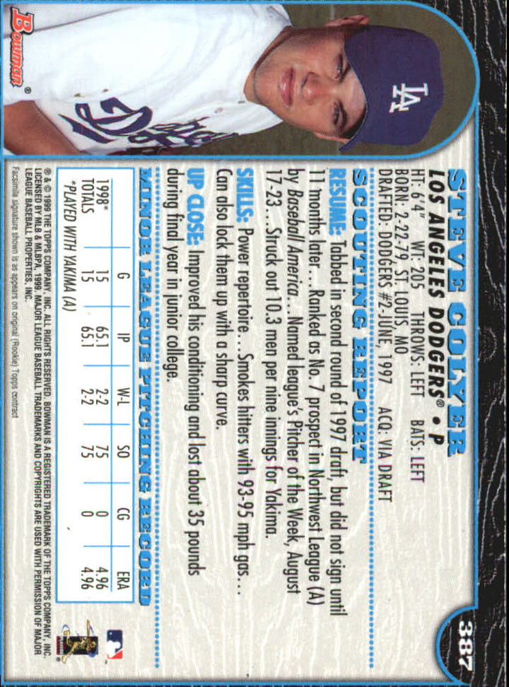 1999 Bowman International Baseball Card Pick (Inserts) - Picture 307 of 357