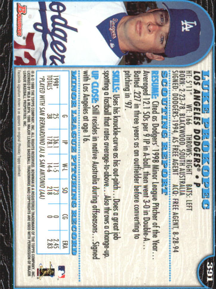 1999 Bowman International Baseball Card Pick (Inserts) - Picture 313 of 357