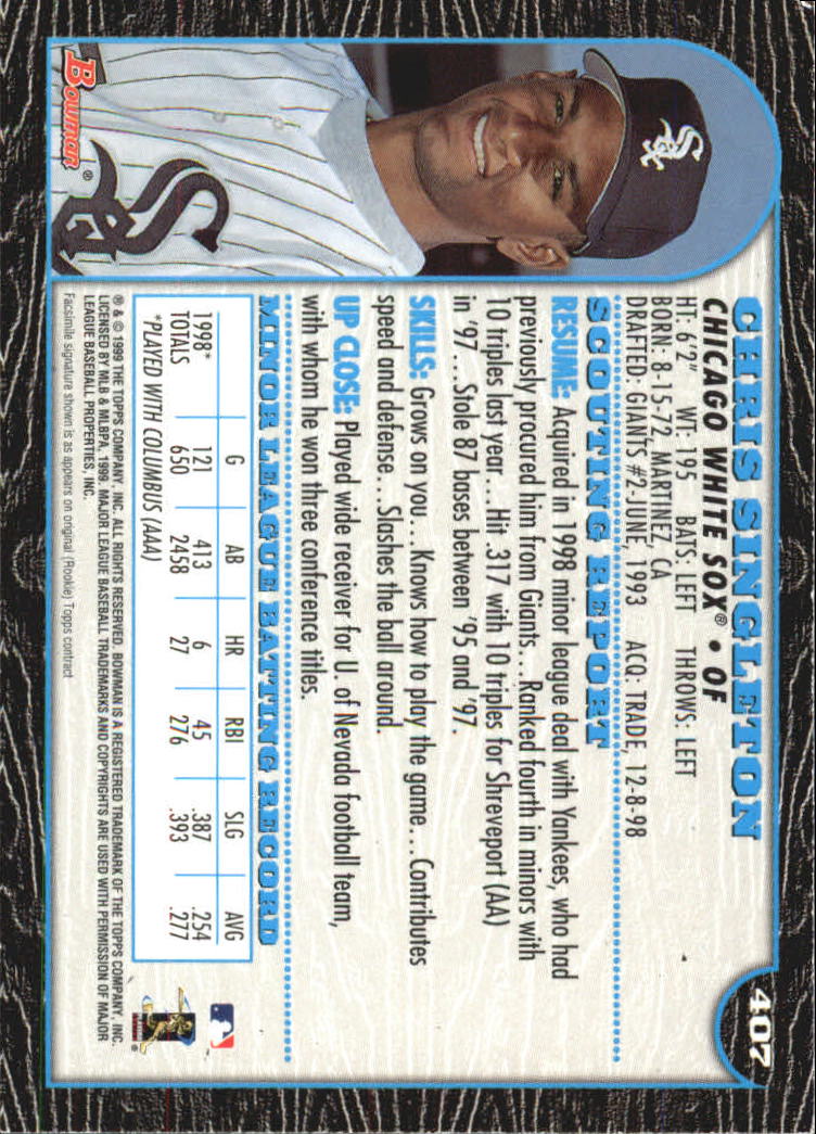1999 Bowman International Baseball Card Pick (Inserts) - Picture 329 of 357