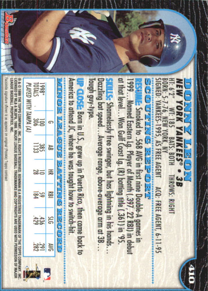 1999 Bowman International Baseball Card Pick (Inserts) - Picture 335 of 357