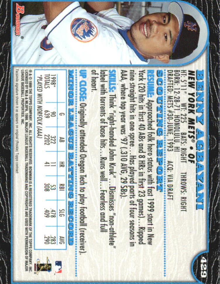 1999 Bowman International Baseball Card Pick (Inserts) - Picture 355 of 357