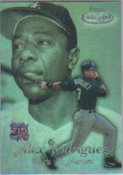 1999 Topps Gold Label Race to Aaron Black #RA8 Alex Rodriguez