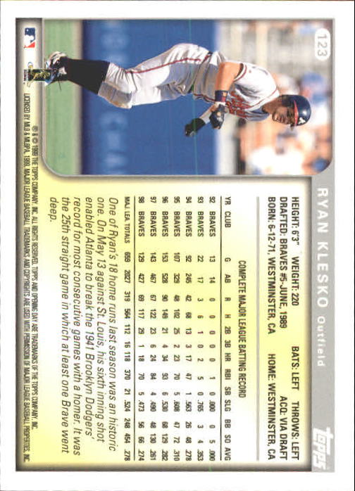 A4346- 1999 Topps Opening Day BB #s 1-165 +Inserts -You Pick- 15+ FREE US SHIP - Picture 210 of 278
