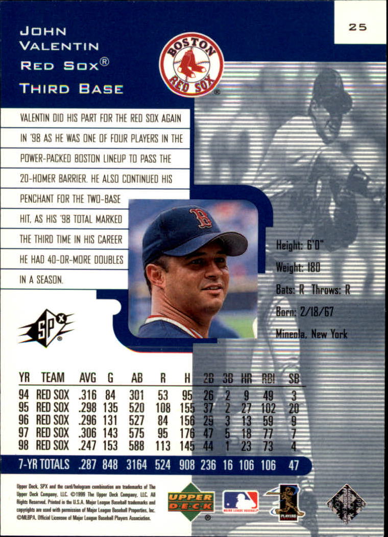 A7299- 1999 SPx Baseball Card #s 1-120 +Inserts -You Pick- 15+ FREE US SHIP