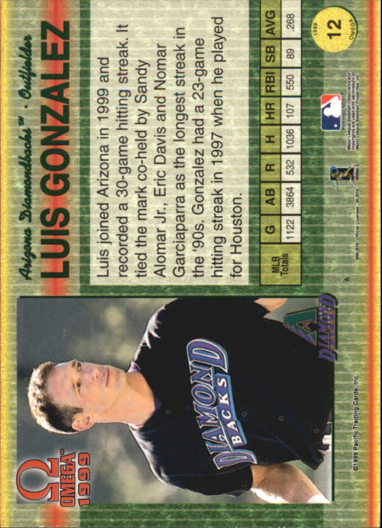 B5118- 1999 Pacific Omega Baseball Card # S 1-250 -du Pick- 15 + Gratis US - Bild 25 von 487