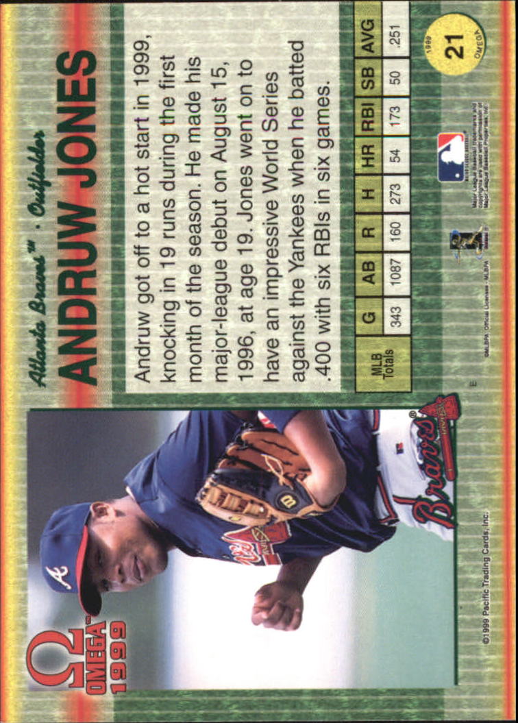 B5118- 1999 Pacific Omega Baseball Card # S 1-250 -du Pick- 15 + Gratis US - Bild 43 von 487