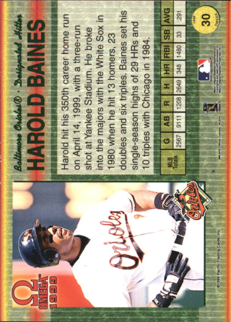 B5118- 1999 Pacific Omega Baseball Card # S 1-250 -du Pick- 15 + Gratis US - Bild 61 von 487