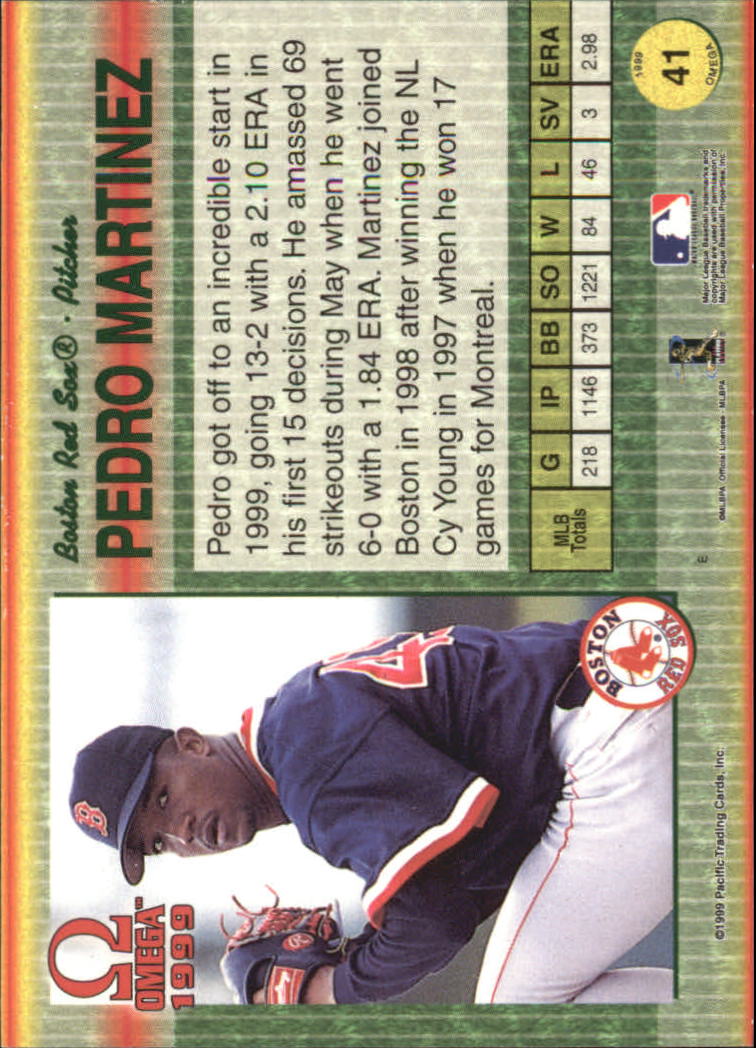 B5118- 1999 Pacific Omega Baseball Card # S 1-250 -du Pick- 15 + Gratis US - Bild 83 von 487