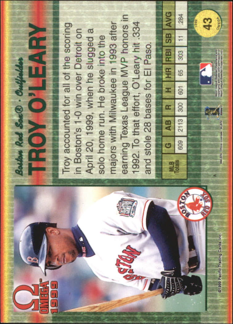 B5118- 1999 Pacific Omega Baseball Card # S 1-250 -du Pick- 15 + Gratis US - Bild 87 von 487