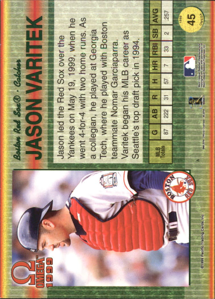 B5118- 1999 Pacific Omega Baseball Card # S 1-250 -du Pick- 15 + Gratis US - Bild 91 von 487