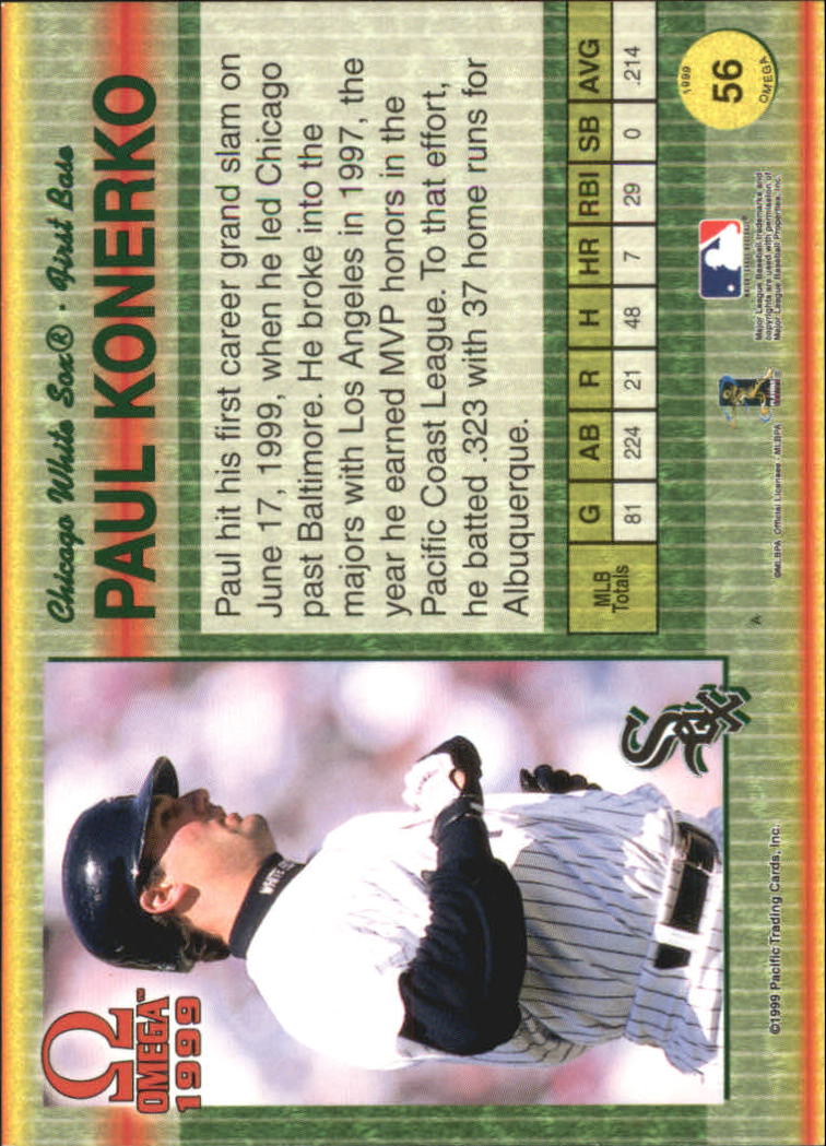 B5118- 1999 Pacific Omega Baseball Card # S 1-250 -du Pick- 15 + Gratis US - Bild 113 von 487